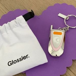 Glossier Cell Phone Keychain (LA exclusive)
